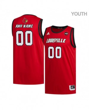 Louisville Cardinals Style Customizable Basketball Jersey