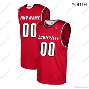 Custom College Basketball Jerseys Louisville Cardinals Jersey Name and Number Cream Retro