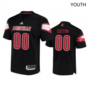 Youth University of Louisville #83 Micky Crum Black Football Jersey - Micky  Crum Jersey - Louisville Jersey 