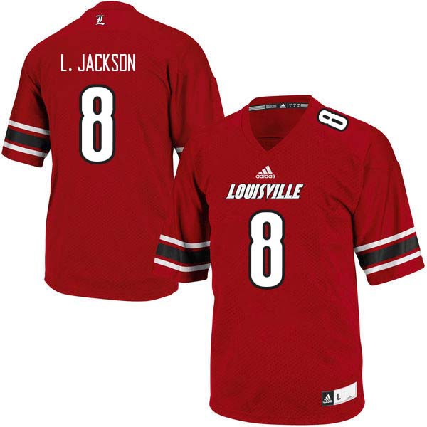 Men Cardinals #8 Lamar Jackson Red Stitched Jersey - Lamar Jackson Jersey - Louisville  Jersey 